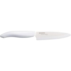 KYOCERA keramický nůž na ovoce a zeleninu s bílou čepelí 11 cm, bílá rukojeť