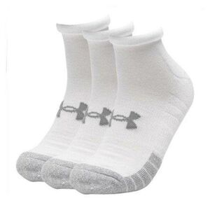 Under Armour Unisexové kotníkové ponožky Heatgear Locut - velikost L white L, Bílá