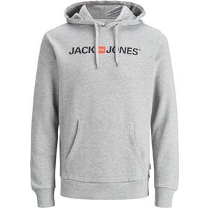 Jack&Jones Pánská mikina Regular Fit JJECORP 12137054 Light Grey Melange XL