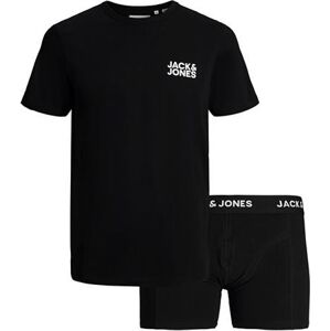 Jack&Jones PACK - triko a boxerky JACSUSTAINABLE 12180190 Black M