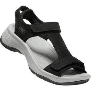 KEEN Dámské kožené sandály Astoria West T-Strap 1026177 Black Leather 41