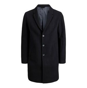 Jack&Jones Pánský kabát JJEMOULDER 12171374 Black L