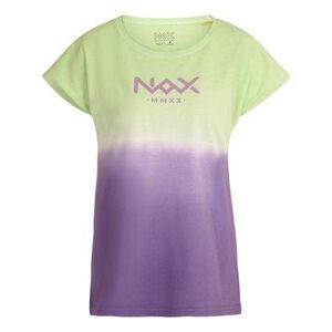 NAX triko dámské krátké KOHUJA zeleno/fialové L