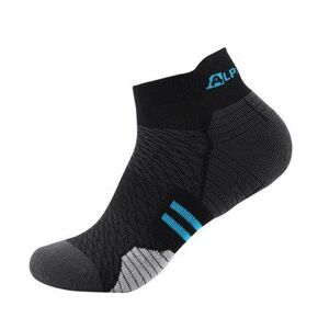 Alpine Pro ponožky unisex DON antibakteriální černo/modré M, 40 - 42