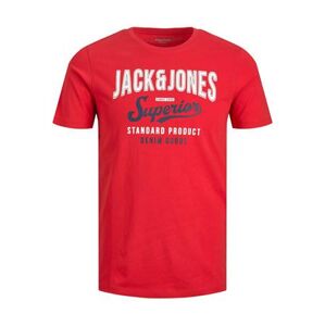 Jack&Jones Pánské triko JJELOGO Regular Fit 12220500 True Red XL