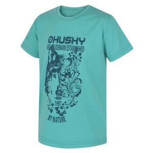 Husky Dětské funkční triko Tash K turquoise 134-140