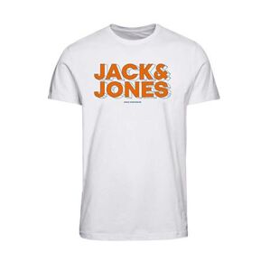 Jack&Jones Pánské triko JCOSPACE Standard Fit 12243940 white L