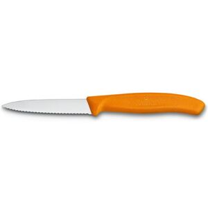 Victorinox Nůž kuchyňský oranžový 8cm vlnka