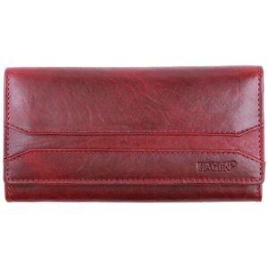 Lagen Dámská kožená peněženka W-2025/T Red