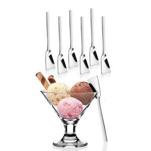 Hermia Ice Cream Spoon Set (6 Pieces) MRT - 84 Silver