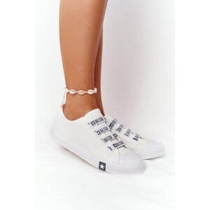 Big Star Shoes Women's Sneakers With Drawstring BIG STAR White Velikost: 41, Bílá
