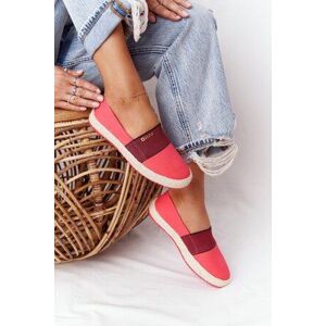 Big Star Shoes Espadrilles On A Braided Sole Big Star Red Velikost: 40