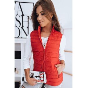 Dstreet ROSILA dámská vesta červená TY2578z XL