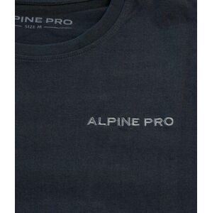 Alpine Pro triko pánské dlouhé MARB černé XXL, Černá