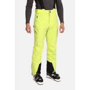 Kilpi Pánské lyžařské kalhoty Kilp RAVEL-M světle zelené Velikost: M