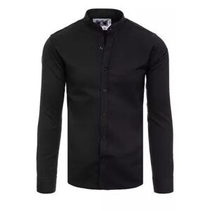 Dstreet DX2323 XL pánská elegantní černá košile