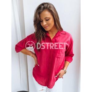 Dstreet Dámská košile SWEET MIMI fuchsiová DY0302 Velikost: M, fialový