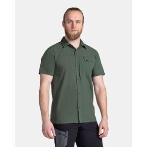 Kilpi Pánská technická košile BOMBAY-M Tmavě zelená Velikost: XL