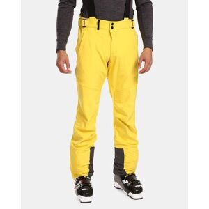 Kilpi Pánské softshellové lyžařské kalhoty RHEA-M Žlutá Velikost: XL