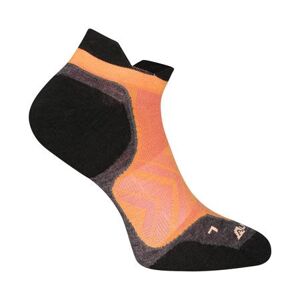 ALPINE PRO Kotníkové ponožky z merino vlny WERDE neon salmon S, Oranžová