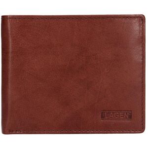 Lagen Pánská kožená peněženka W-8154 BRN