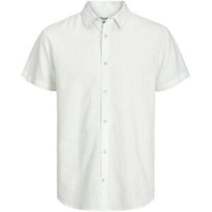 Jack&Jones Pánská košile JJESUMMER Comfort Fit 12248383 White XXL