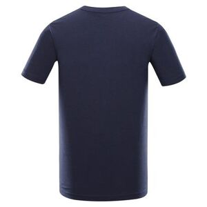 ALPINE PRO Pánské bavlněné triko LEFER mood indigo varianta pd XS, Modrá