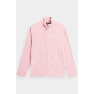 Kesi 4F Regular Women's Stand Collar Fleece 4FAW23TFLEF146-65S Pink Velikost: 2XL, Růžová, XXL