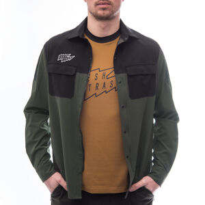 Fresh Trash Men´s Rider Long Sleeve Shirt olive green/black Velikost: XL pánské triko