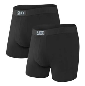 Saxx VIBE SUPER SOFT BB 2PK black/black Velikost: S boxerky
