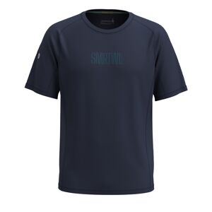 Smartwool M ACTIVE ULTRALITE GRAPHIC SS TEE deep navy-twilight blue Velikost: XL pánské tričko
