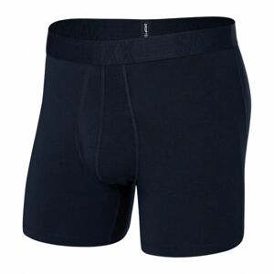 Saxx DROPTEMP COOLING COTTON BOXER BRIEF FLY dark ink Velikost: L boxerky