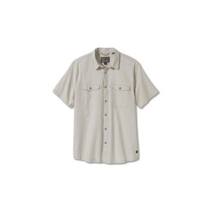Pánská košile krátký rukáv ROYAL ROBBINS Mens Hemp/Org. Cotton S/S, Soapstone velikost: M