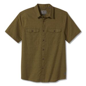 Pánská košile krátký rukáv ROYAL ROBBINS Mens Hemp/Org. Cotton S/S, Lizard velikost: M