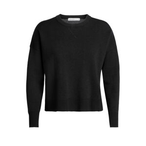 dámský merino svetr ICEBREAKER Wmns Carrigan Sweater Sweatshirt, Black velikost: XL