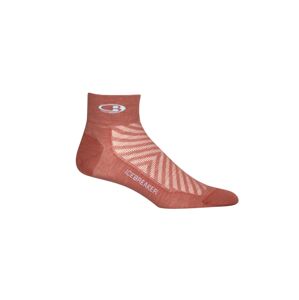 pánské merino ponožky ICEBREAKER Mens Run+ Ultralight Mini, Grape/Haze velikost: M