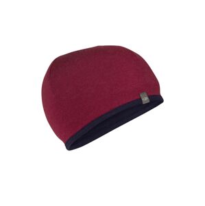 čepice ICEBREAKER Adult Pocket Hat, Cherry/Midnight Navy velikost: OS (UNI)