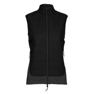 Dámská vesta ICEBREAKER Wmns MerinoLoft™ Vest, Black/Jet Heather/Cb velikost: M