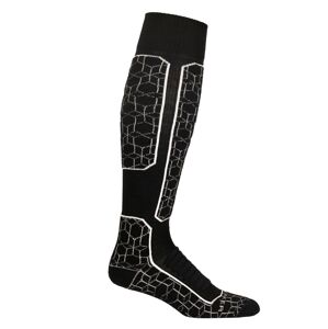 pánské ponožky ICEBREAKER Mens Ski+ Medium OTC Alpine Geo, Black/Snow velikost: L