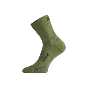Lasting TNW 698 zelená merino ponožka Velikost: (46-49) XL ponožky