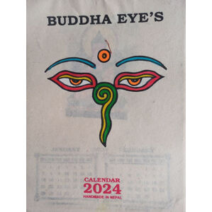 nepálský kalendář 2024 - Buddha's Eye