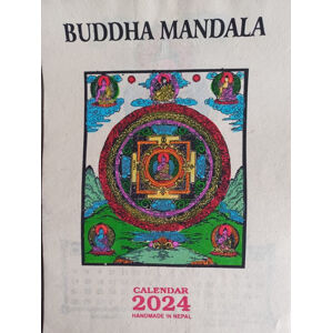 nepálský kalendář 2024 - Buddha Mandala