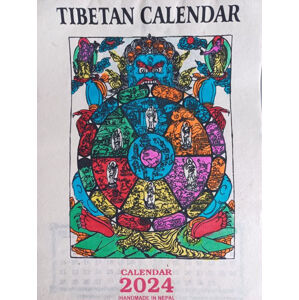 nepálský kalendář 2024 - Tibetan Calendar