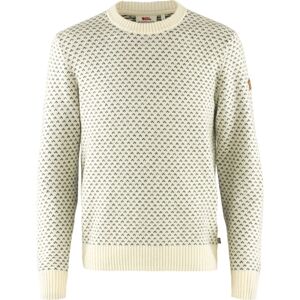 FJÄLLRÄVEN Övik Nordic Sweater M, Chalk White velikost: L