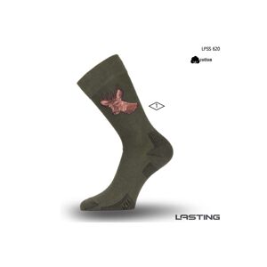 Lasting Ponožka LFSS 620 zelená Velikost: (34-37) S ponožky