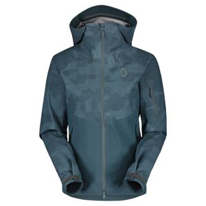 SCOTT Jacket W's Explorair 3L, Aruba Green Print (vzorek) velikost: M