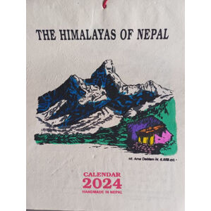 nepálský kalendář 2024 - The Himalayas Of Nepal - MOS