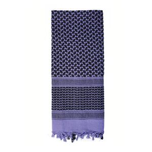 ROTHCO Šátek SHEMAGH 105 x 105 cm FIALOVO-ČERNÝ Barva: Fialová