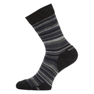 Lasting WPL 805 šedé vlněné ponožky Velikost: (38-41) M ponožky