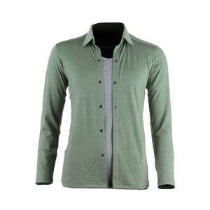 Lasting dámská merino košile AMANDA zelená Velikost: XL